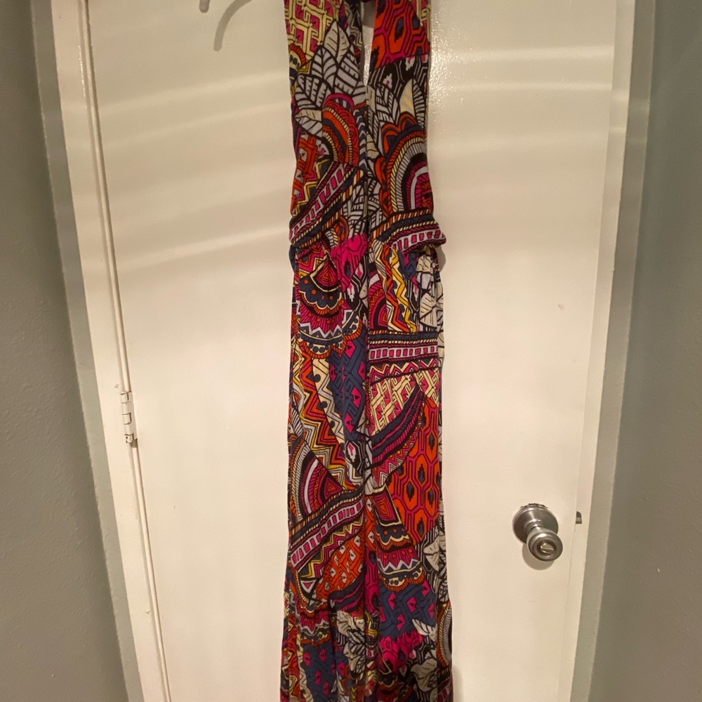 Colorful Patterned Maxi Dress